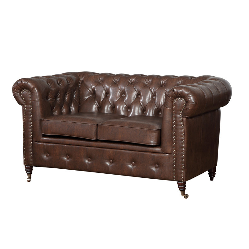 Batch 2 Seater Faux Leather Loveseat