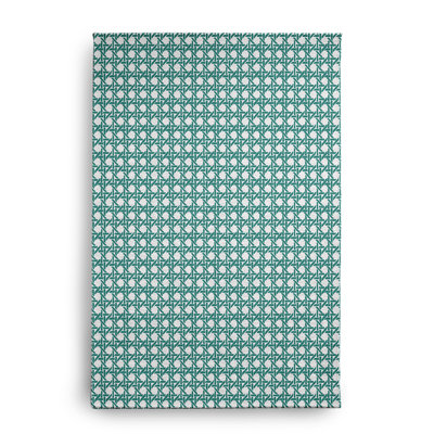 Tapis intérieur / extérieur géométrique en chenille tissé à la machine en vert