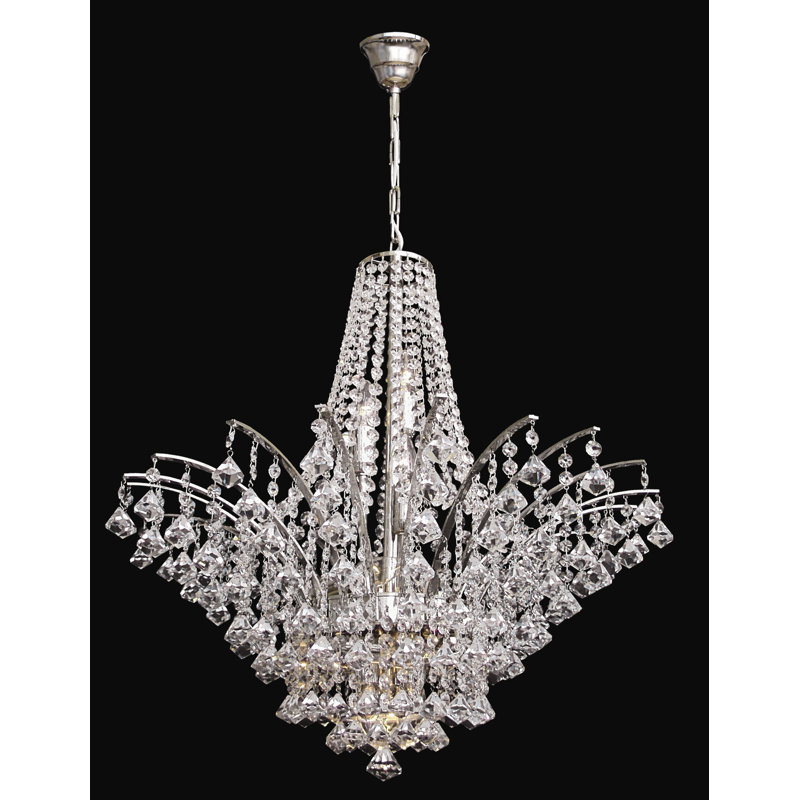 Brandon 12 - Light Crystal LED Chandelier