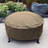 Hamilton Durable Round Fire Pit Cover with Drawstring Closure - 40" x 18" - Khaki-1975166708-1903493190