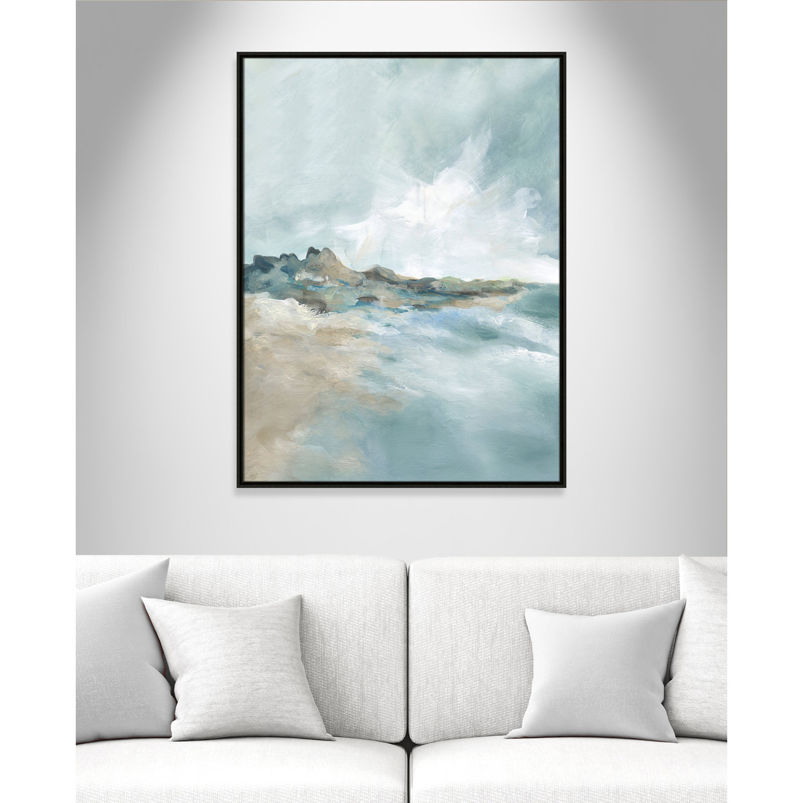 Sandpoint Print by Carol Robinson, Espresso, 41.5" H x 31.5" W