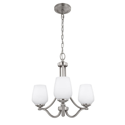 Lankford 3-Light Shaded Chandelier