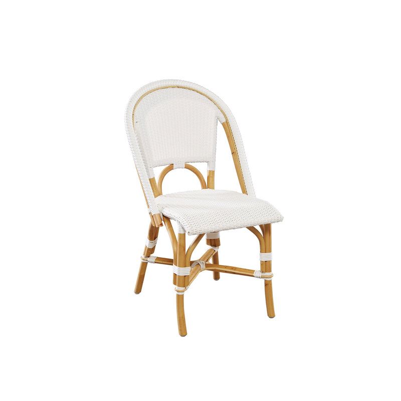 White Solid Wood Dining Chair