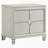 White 2-Drawer Nightstand