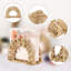 Porte-serviettes de table en jacinthe d'eau pour porte-serviettes de table en osier