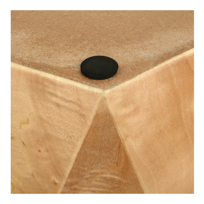 Malva Burl Wood Geometric Side Table