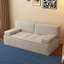 Canapé-lit 79 po en tissu multifonctionnel, canapé-lit convertible avec coussin de soutien en mousse pour appartement et studio-230413790