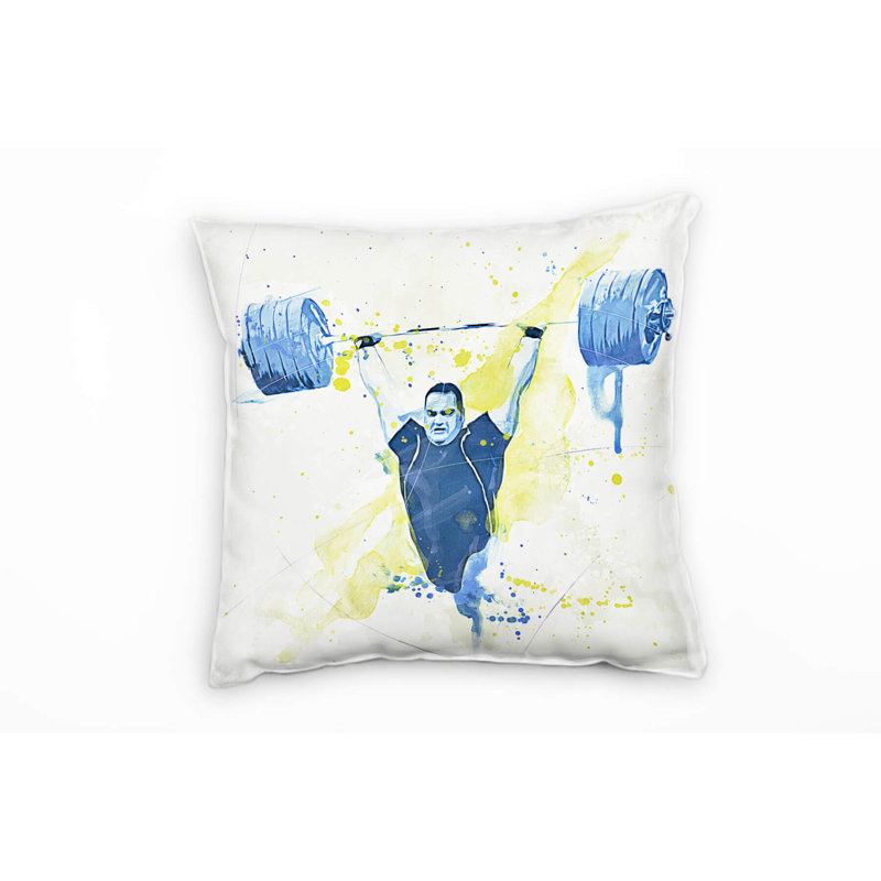 Gewichtheben Square Cushion