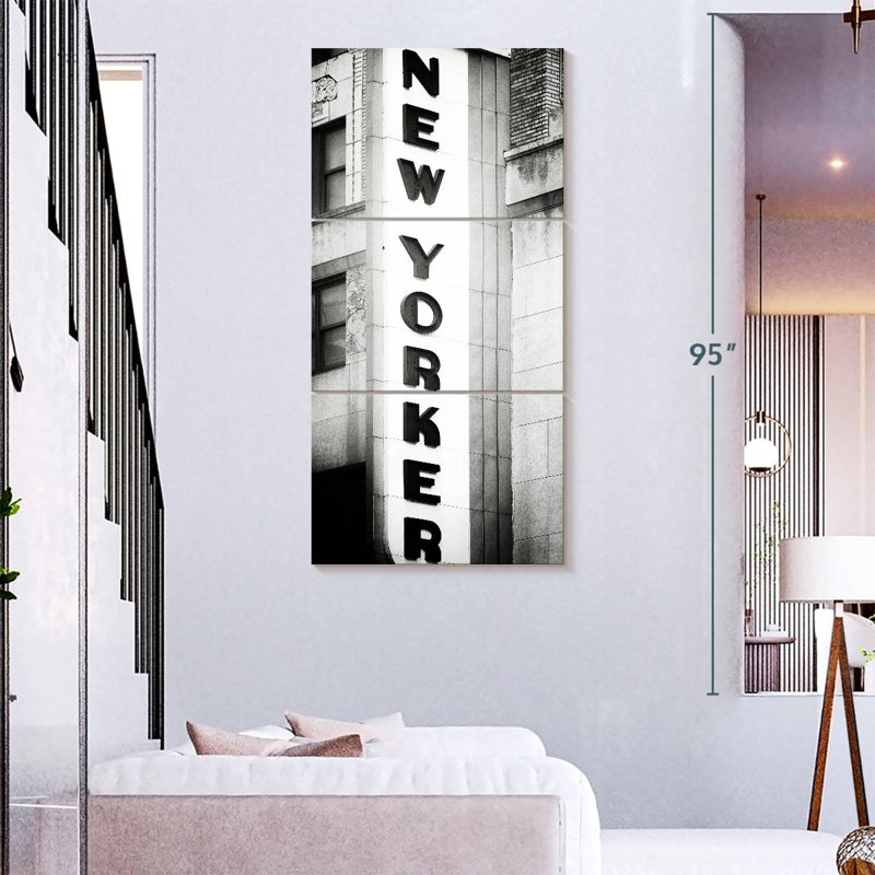 Hotel New Yorker, 75" H x 36" W