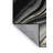 Machine Washable Manhasset Posh & Luxe Ombre Rug in Gray – Black Binding-1429644320