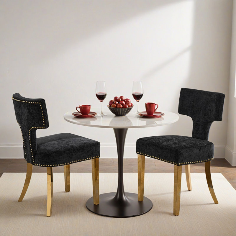 Chaises de salle à manger Modern, Noir