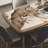 Rectangular with Solid Wood Base Dining Table-1101655916