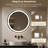 LED Bathroom Round Mirror with Light – Anti-Fog and Adjustable Color Lighting-650761221