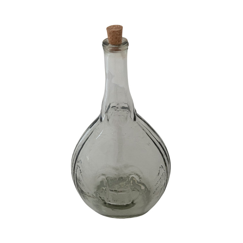 Carafe en verre avec bouchon en liège