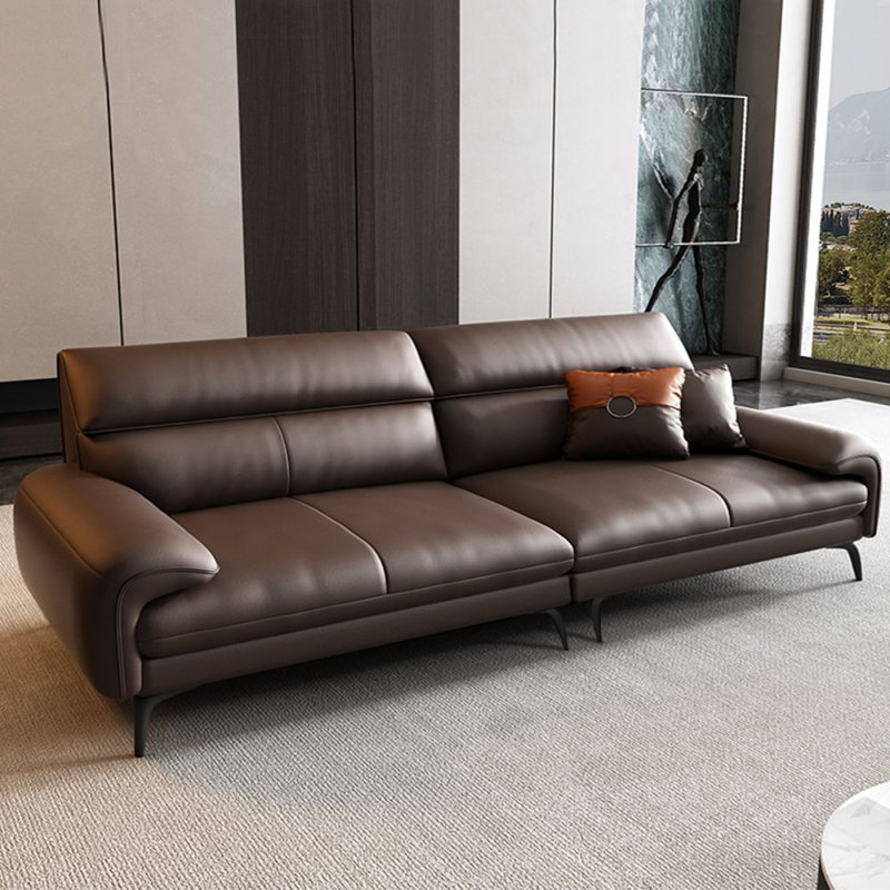 Coussin de canapé modulaire en similicuir, 4, H 3,46 po x l 110,24 po x P 35,43 po
