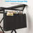 Folding Table With Monitor Stand, Small Computer Table With Storage Pocket And Hooks-1178592862