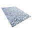 Tapis géométrique moderne en peau de vache gris et beige-1175830388