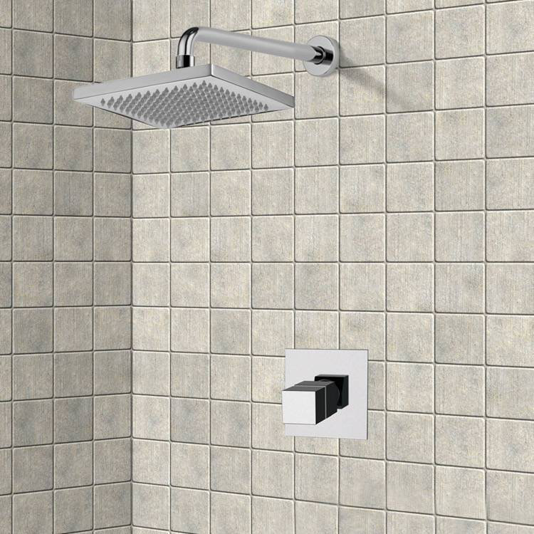Robinet de douche thermostatique avec inverseur et valve Mario