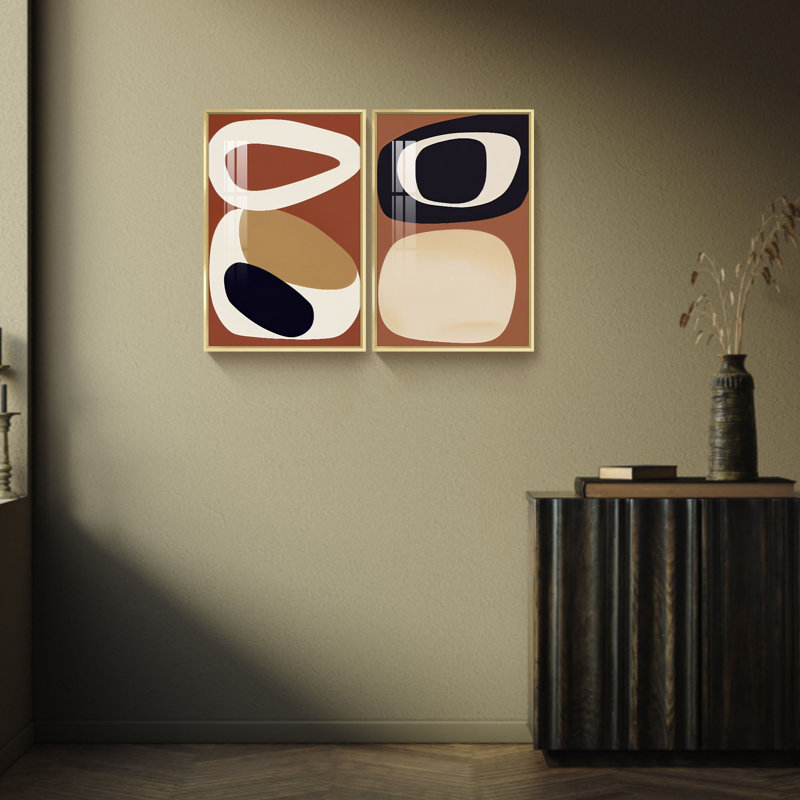Boho, reproduction d'art encadrée sur toile, 2 pièces, L 32 po x H 24 po x P 1,34 po