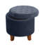 Pittsburgh Cambridge Tufted Round Storage Ottoman-1198879730