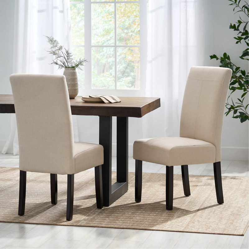 Licha T-Stitch Dining Chair, Natural