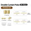182cm Straight Shower Curtain Pole-1653922381