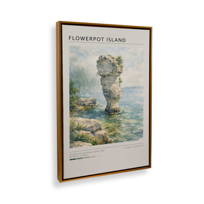 «Flowerpot Island», reproduction d'art sur toile
