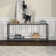 Hera 62'' Glass Top Console Table