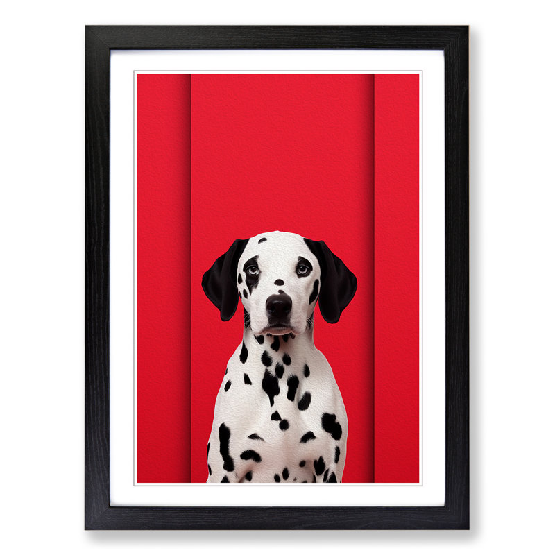 Single Picture Frame Print on Wood, Black Framed, 34cm H x 25cm W