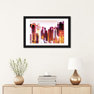 «Red Lights I», impression sur toile