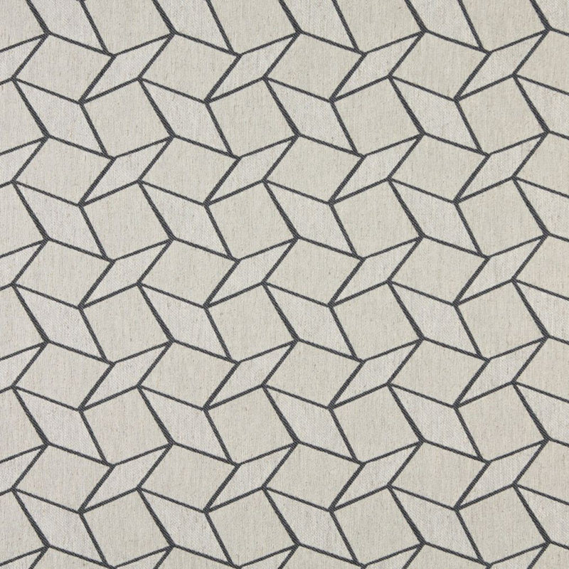 Tissu de lin géométrique, Bleu