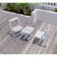 Ensemble de bistro et de table rectangulaire pliable avec ensemble de chaises et table rectangulaire-424175099