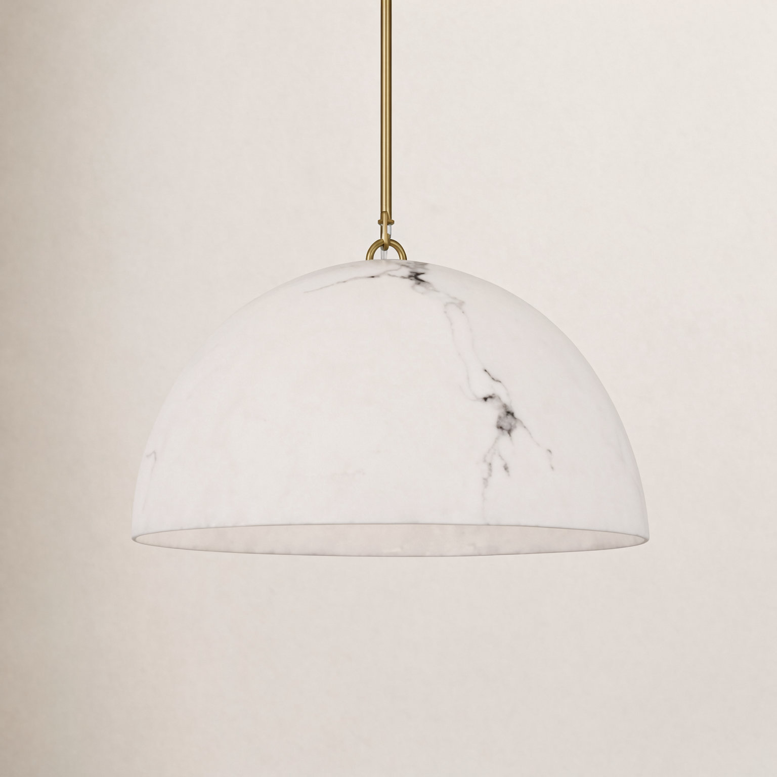 Philomena Pendant, 72.88" H x 18.13" W x 18.13" D, Burnished Brass