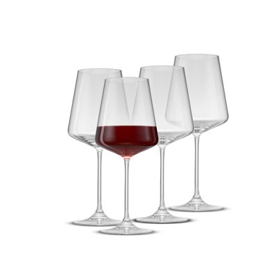 Sidney 19oz Red Wine, Set of 4, Clear