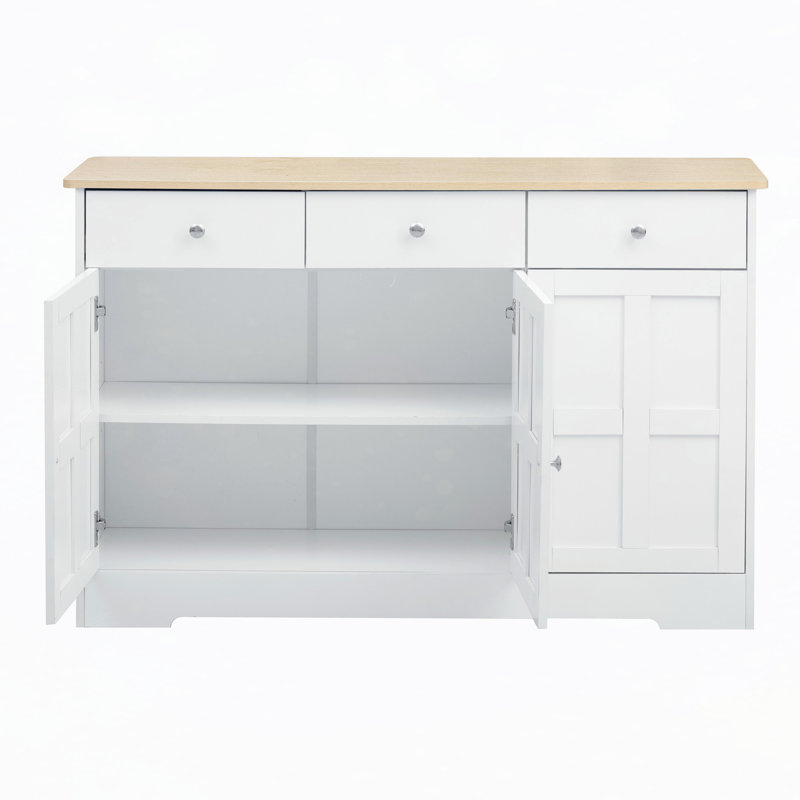Versatile Sideboard with Drawers for Various Rooms, Enhancing Storage and Style