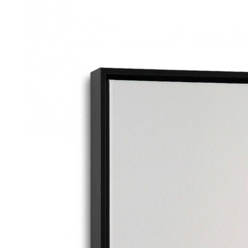 Winter Blanket Canvas Print, Satin Black Floater Framed, 48.75" H x 32.75" W x 1.75" D