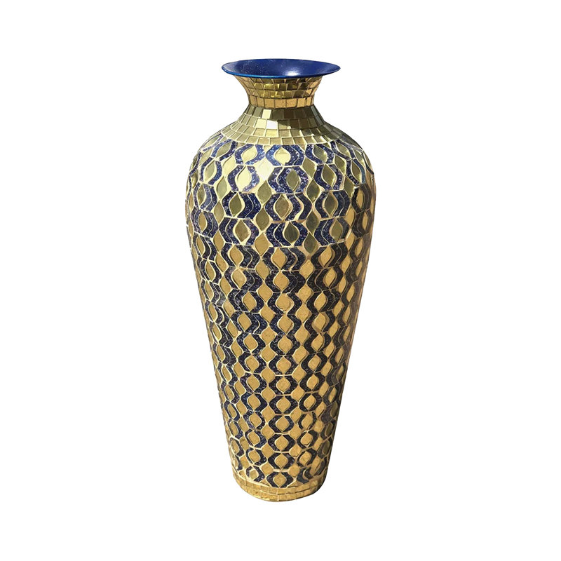 Vase de sol en mosaïque décorative Casiodoro
