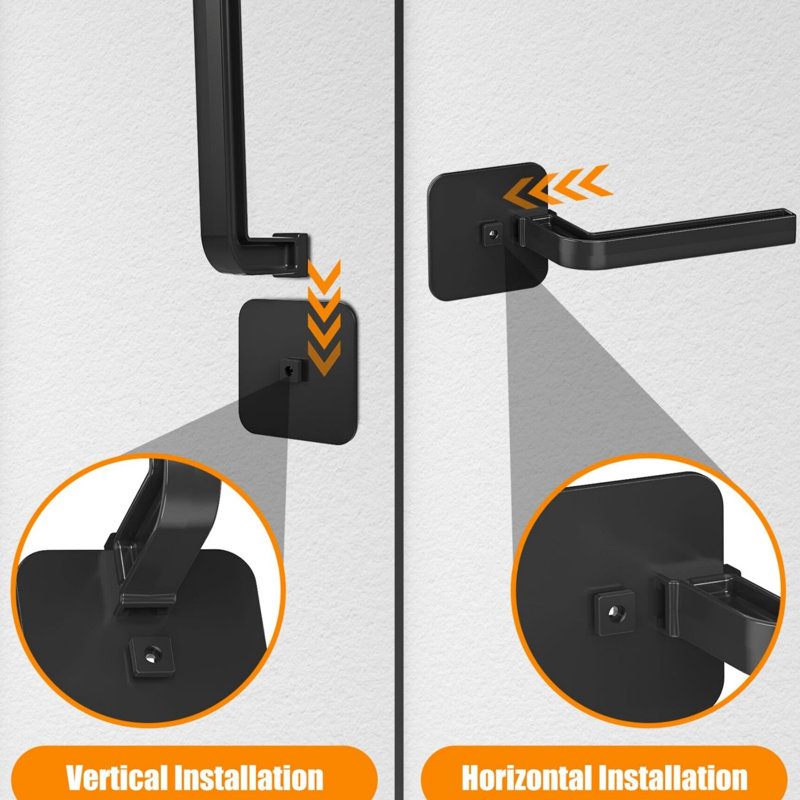 4-Pack Hat Rack Organizer, Adhesive Wall Hooks