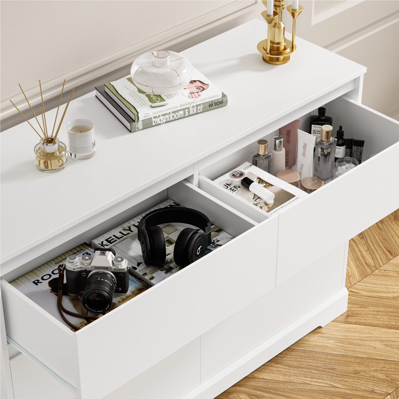 Ensemble de commode double 6 tiroirs l 47,2 po