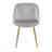Terrance 18.5" Velvet Upholstered Parsons Chairs with Pleated Pattern-712258592