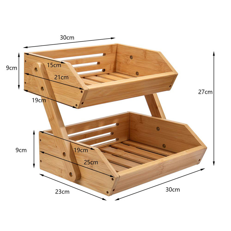 Belfry Kitchen Garret Bamboo Fruit Bowl