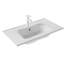 Ensemble de meuble-lavabo de salle de bain simple fixé au mur 32 po Alejandro