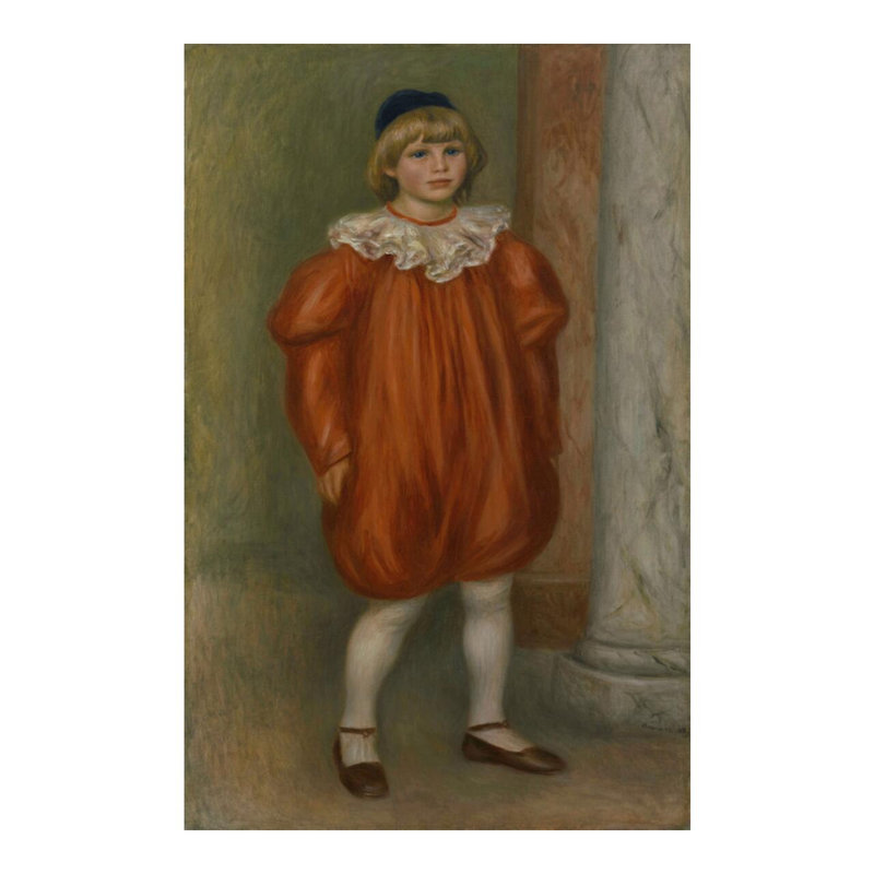 Le clown (Le Clown) par Pierre-Auguste Renoir - Estampe numérique, H 20 po x l 16 po