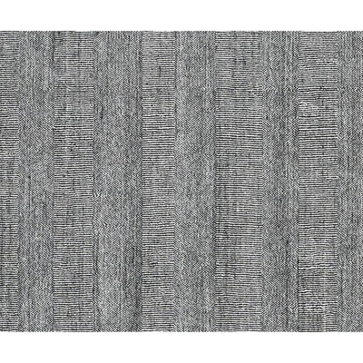 High-Quality Hand-Knotted Silver And Black Area Rug