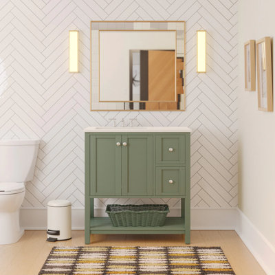 Beckford 36'' Single Bathroom Vanity with Top