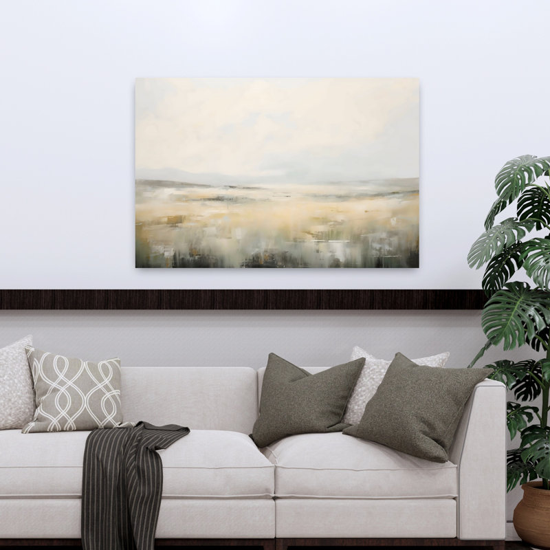Art contemporain, paysage contemporain, H 32 po x l 48 po