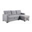 Canapé modulaire rembourré avec méridienne-1742809745
