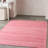 Anerinda Solid Hand Loomed Wool/Cotton Area Rug in Rose Pink-1111087275