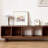 Open style simple solid wood TV cabinet