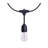 60 Foot LED String Light 24-S14 Lamps Medium Base 2200K CCT Black